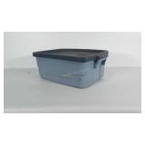 Rubbermaid Roughneck storage tote with lid.