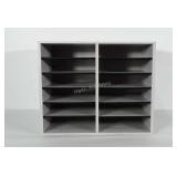 Organizer with removable shelves. Base Measures