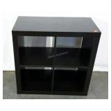 Storage cubby, 16 x 31 x 31, laminate, scuffed on