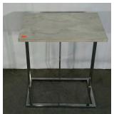 Accent table, faux marble, 15 x 22