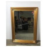 Framed beveled mirror, 32x44, will hang vertical