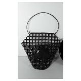 Horse decor, includes plaque (9") and basket