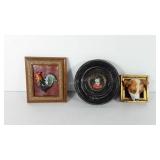Wall plaques, includes rooster 6" x 7", Jack