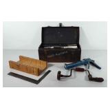 Tools, includes metal tool box with removable