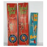 Toy bows and arrows by Rollin Wilson Company.