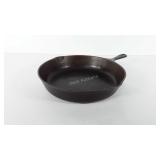 Cast iron skillet, 11 3/4", handle marked 10