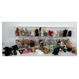 Beanie Baby lot. 27 in display boxes plus 22