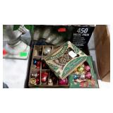 Christmas ornaments, includes glass balls and