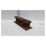 10.5" × 3" section of railroad track