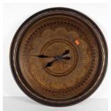 Decor wall clock, 30" across, battery operated,