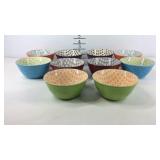 10 bowls, Signature housewares 5in dia