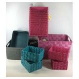 Home decor organizers 8 total assorted sizes