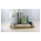 Kitchenware with chopper and storage set, pizza