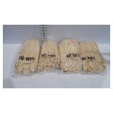 Four packs of cleaning gloves size 10-10.5