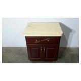 Custom laminate top cabinet, 31" tall, needs