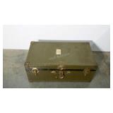 Military style footlocker, 31x17x13