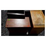 Furniture lot: end tables and night stands. Note: