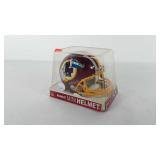 NFL Redskins Riddell mini helmet, in case,