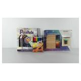 Art supplies, includes colored pencil set, double