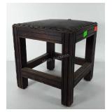 Small stool, upholstery needs repaired, see