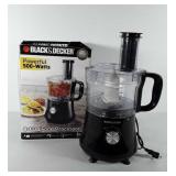 Black and Decker 8-cup food processor with box,