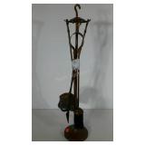 Fireplace tools, copper look
