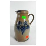 Rowe pottery stoneware pitcher, 10.5"