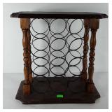 Wine rack, 10.5" x 18" x 18"