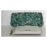 Window fan and bench pad, fan works and pad shows