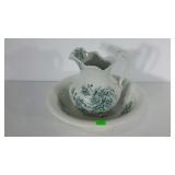 Wash basin and pitcher, Semi-Vitreous Buffalo