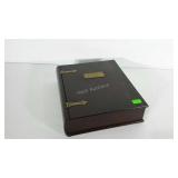 Wood storage box, personalized plate as shown, 12