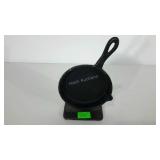 Cast iron pan decor, 8" tall