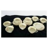 Federal Shape Syracuse China, 8 cups, 7 saucers,
