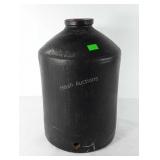 Stoneware jug with whole for dispenser, 18.5"