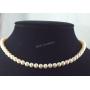 5MM pearl necklace with 14 K gold clasp with