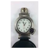 Straight arrow watch and compass running belt