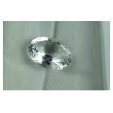 Gemstone, crystal oval 14x10