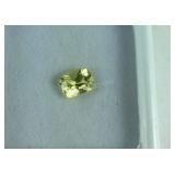 Gemstone, lemon quartz 8x6/