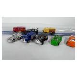 Toys, eight emergency vehicles