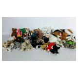 Ty group, some have tags, small, medium and large