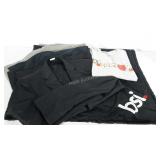 Box of miscellaneous clothing and a blanket,