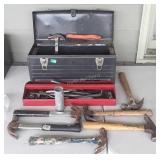 Craftsman Tool Box with Tools includes Hammers,