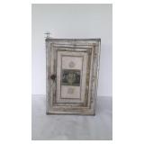 Vintage Galvanized Queens Pantry  Cabinet, Note
