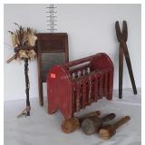 Country Craft Home Decorating Lot, magazine rack,