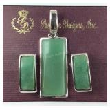 Premier design jewelry, silvertone pendant with