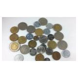 Lot of 30 Foreign Coins