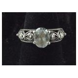 Sterling Silver CZ Ring Size 5