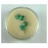 Lot of 4 Emeralds 1.37 TCW