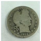 1914 Barber Quarter