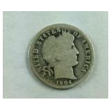 1904 Barber Dime
